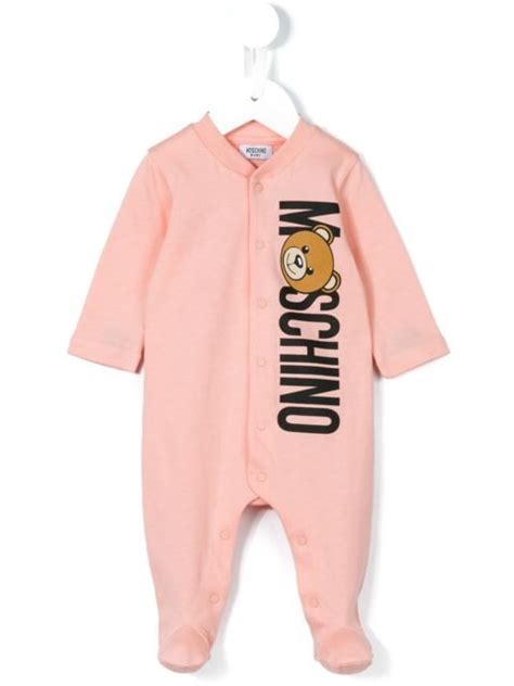 fake moschino baby clothes|farfetch baby girl romper.